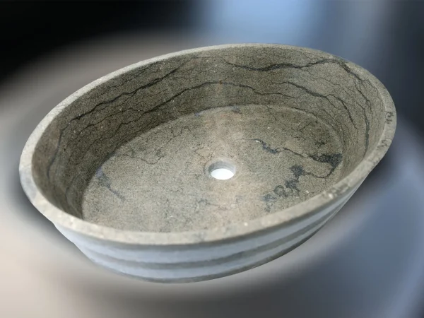 Lavabo ellisse grigio