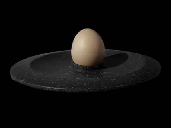 Portauovo Coque in pietra lavica